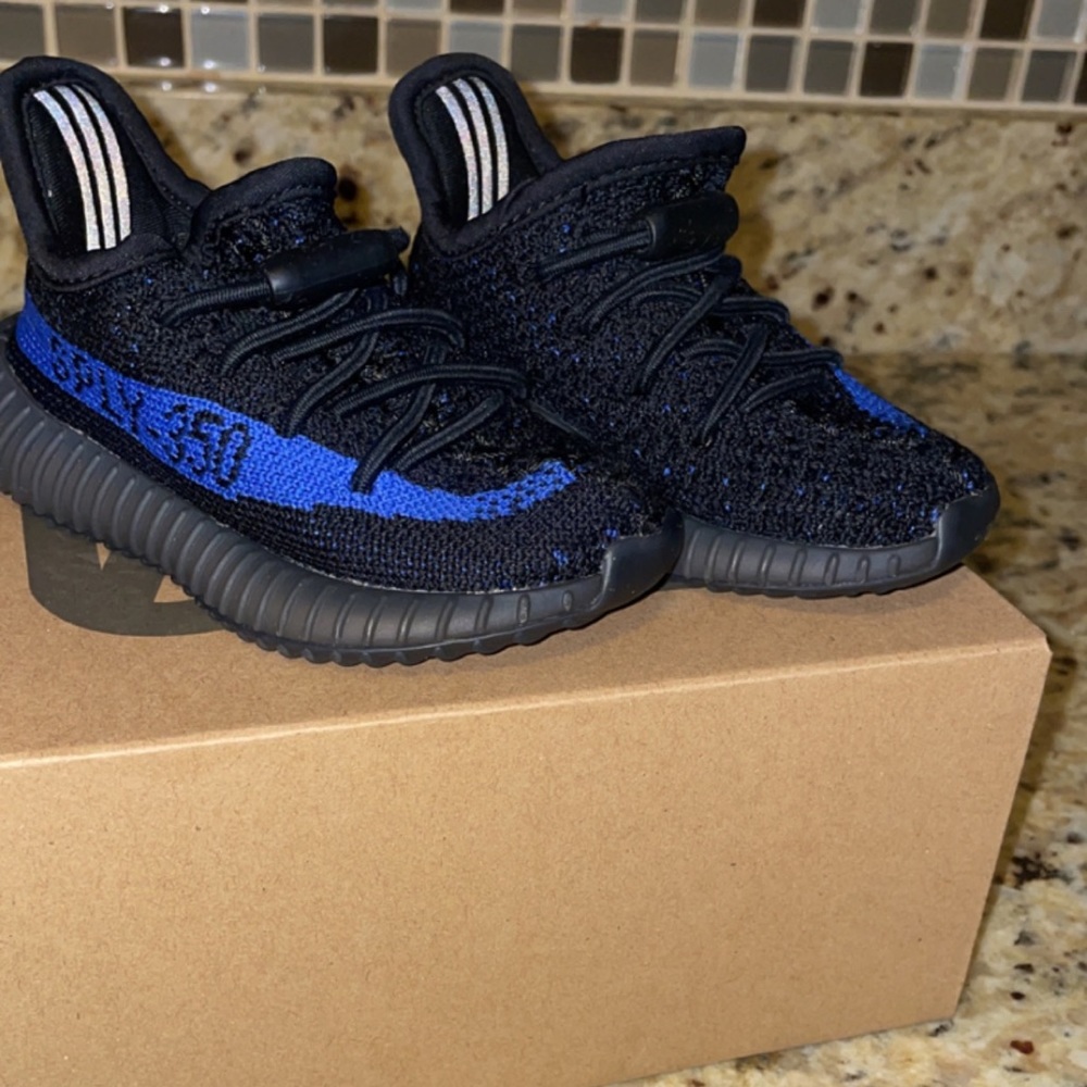 Yeezy 350 sneakers,  infants size 5 wore maybe 3 times, come with box